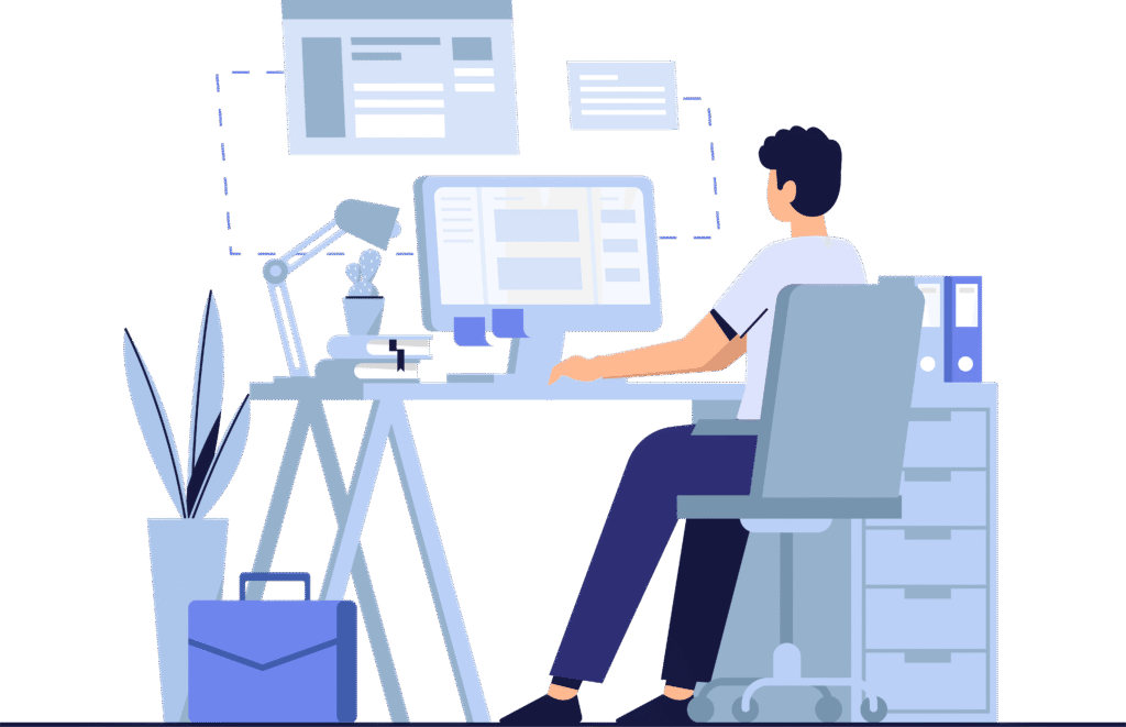 Business Teamwork & Office Illustration 3